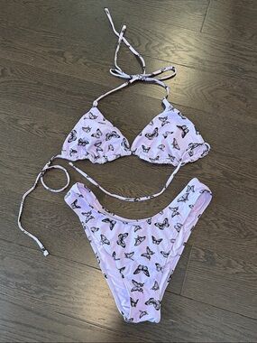 Garage lilac butterfly bikini Medium